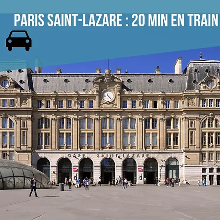 Par Easy- Grand Duplex- Gare Transilien J A 5 Min A Pieds *